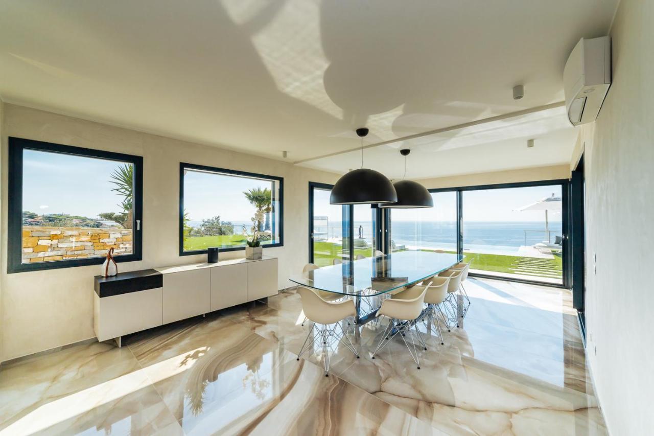 Villa Sabrina Riviera Dei Fiori A Picco Sul Mare Con Piscina Privata ,Wellness & Spa Imperia Kültér fotó